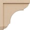 Ekena Millwork 4"W x 16"D x 16"H Thin Bryant Rough Cedar Woodgrain TimberThane Corbel, Primed Tan CORUR04X16X16BRYRCPR - alternate 5